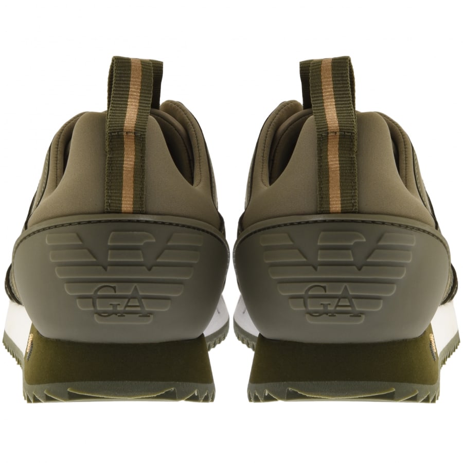 Alternative Image for ProductEA7 Emporio Armani LogoTrainers Green2